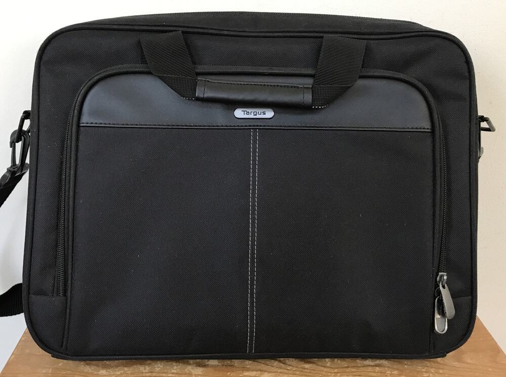 Targus TCT027US-95 Top Load Classic Slim Black Computer Laptop Messenger Bag